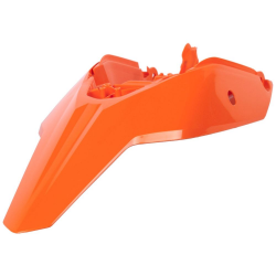 Polisport, zadní blatník s tabulkami, KTM 65 SX `09-15 oranžová barva